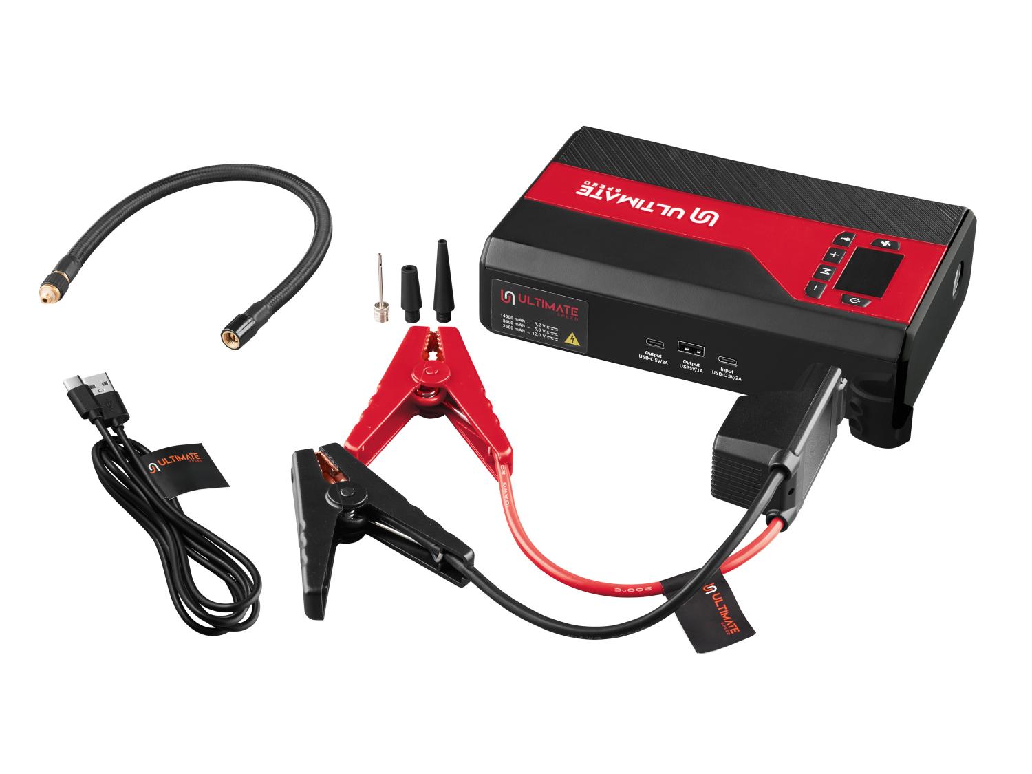 ULTIMATE SPEED® 4-in-1 powerbank met compressor