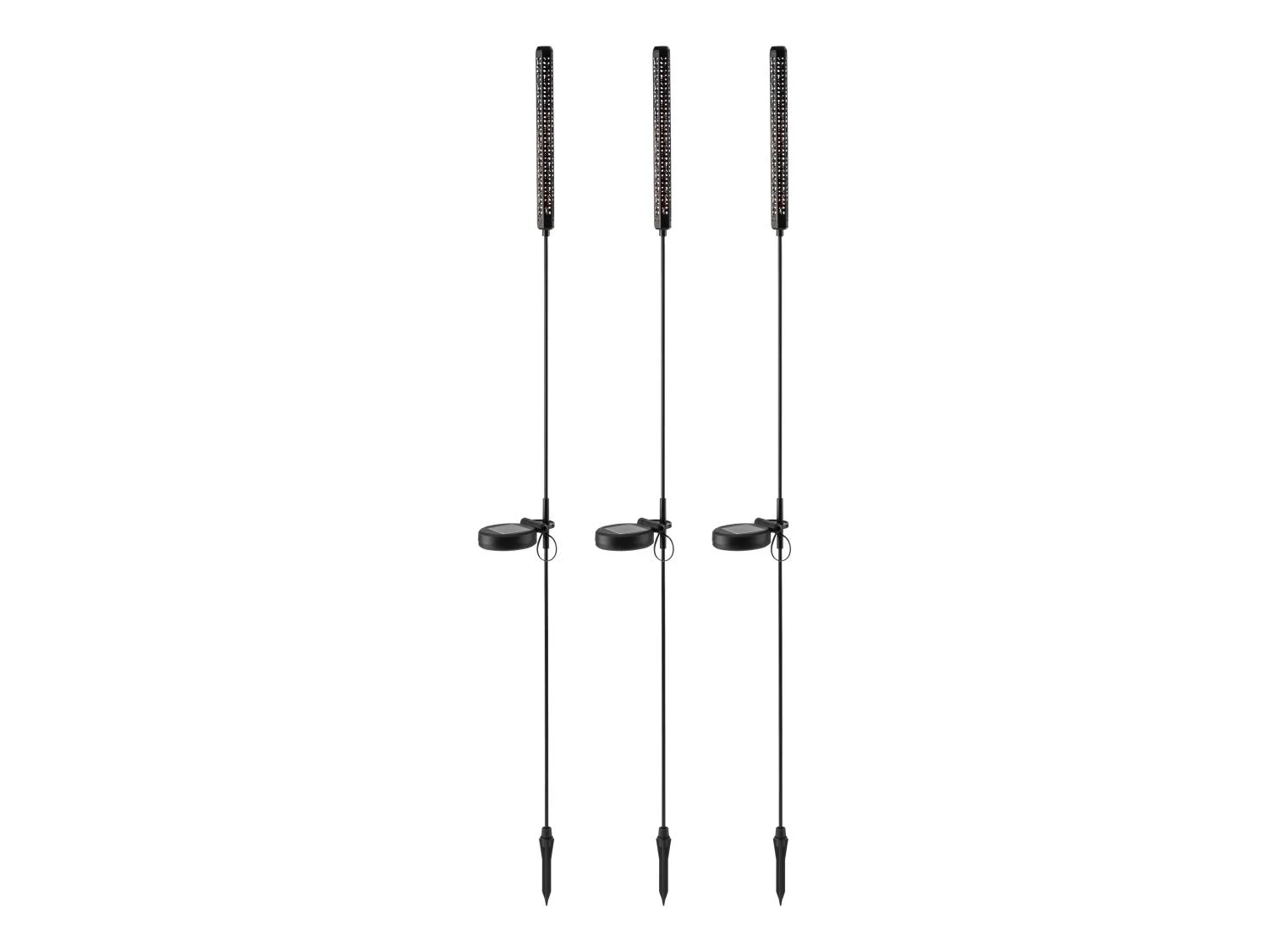 LIVARNO® LED Solarleuchten, 3er Set