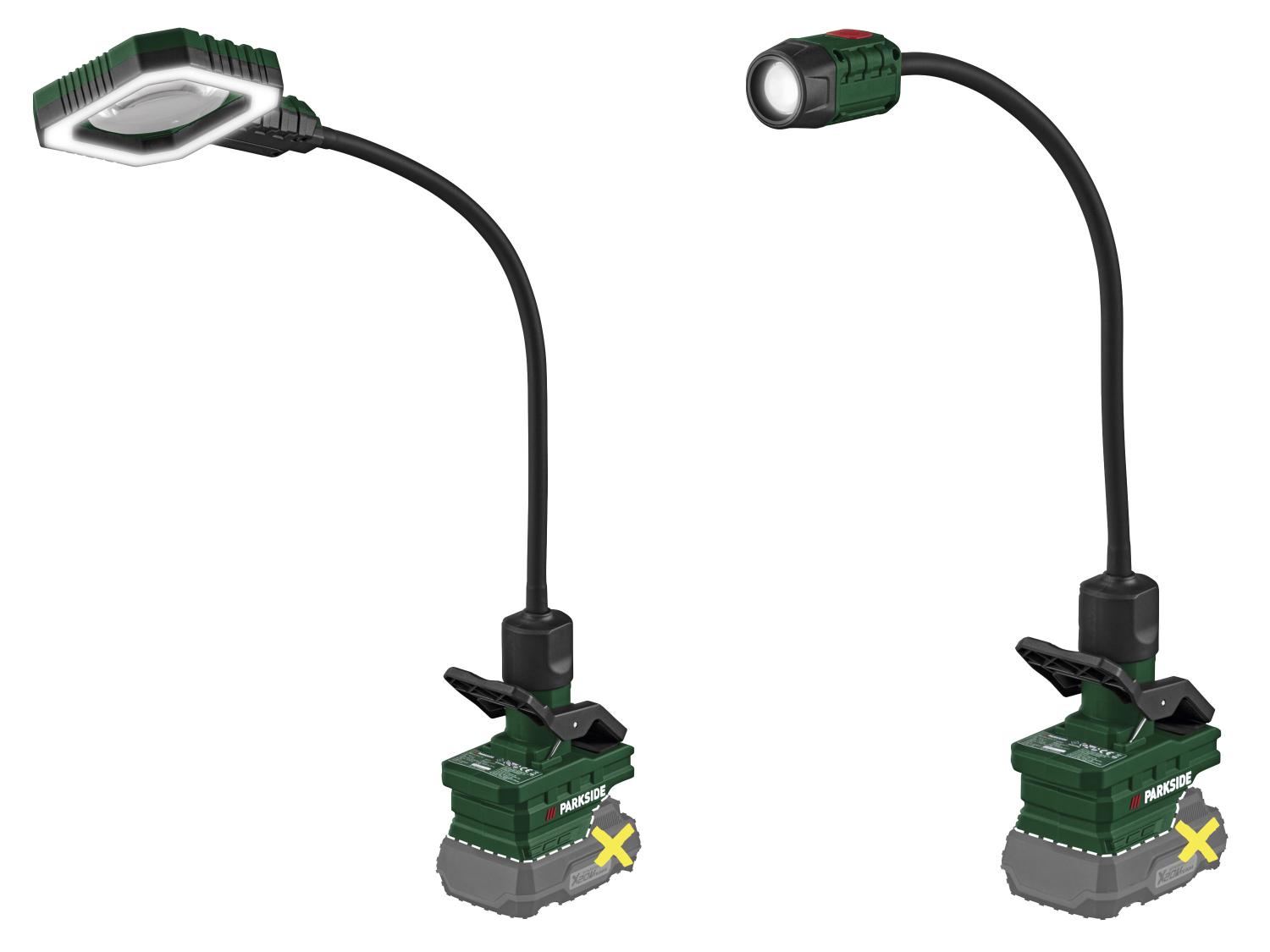 PARKSIDE® Accu-klemlamp 20 V zonder accu en lader