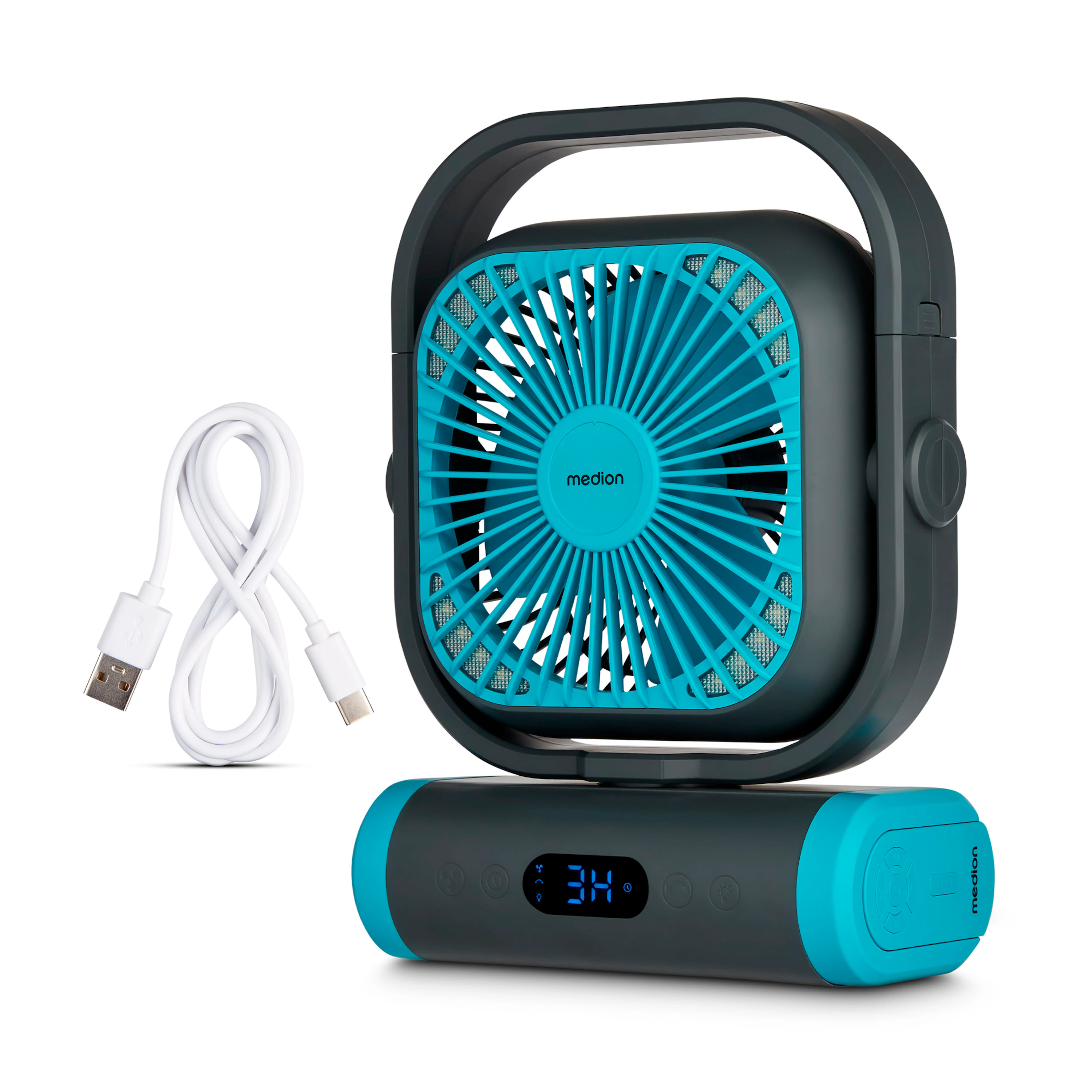 MEDION LIFE Camping Ventilator E10 TF blau